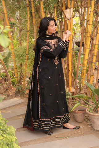 Aarzoo - 2pc (Frock & Dupatta)