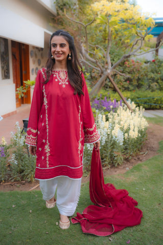 Phool 2PC - Multani Kurta & Dupatta