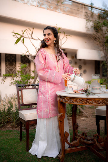 Shireen - 2 PC Multani Kurta & Dupatta