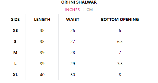 ORHNI SHALWAR - Omal