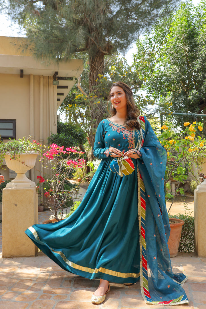 DHANAK (Frock & Duppata) - Omal