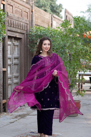 Phulkari (Shirt & Dupatta) - Omal